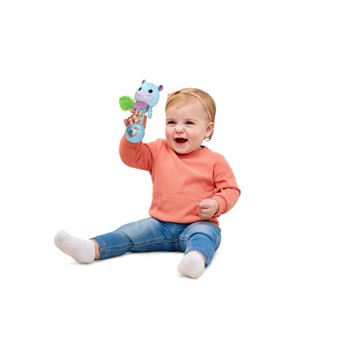 VTech Baby Shake & See Hippo Rattle With Inviting Textures
